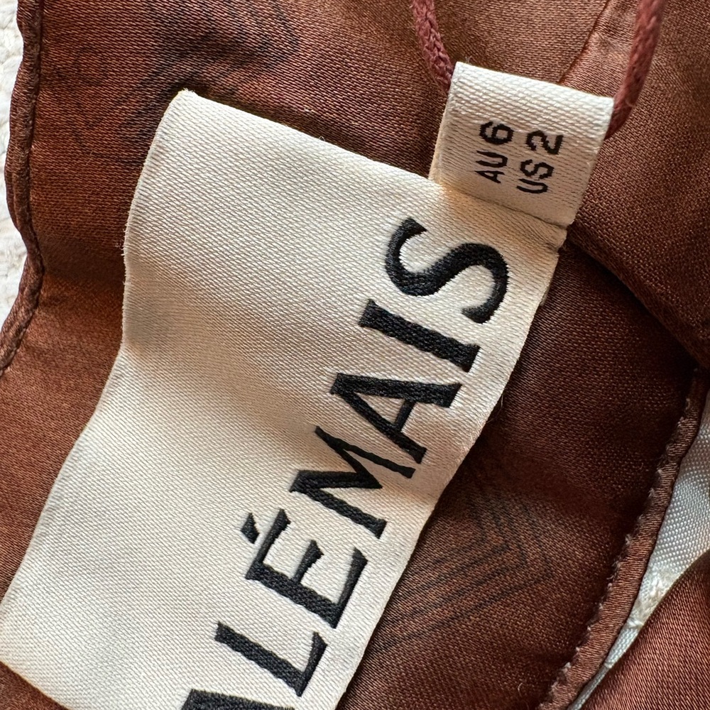 Alemais Brown and Cream Wide Leg Pants - Picture 6 of 6